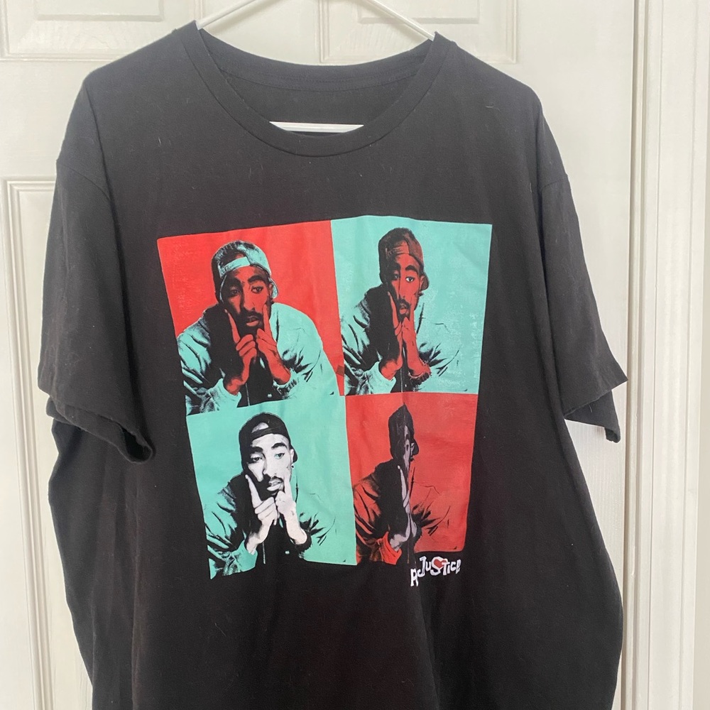 2Pac Men 2XL Poetic Justice T-shirt B1G1
